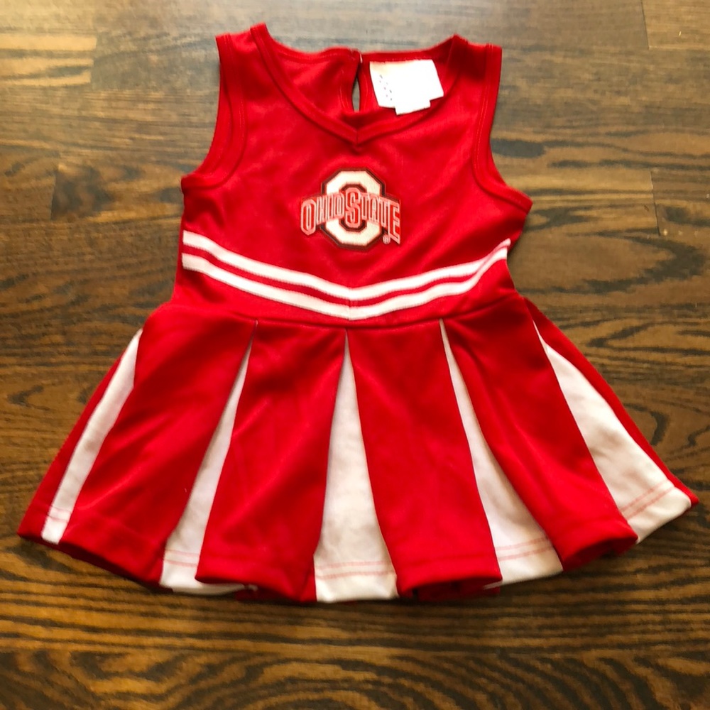 Ohio State Buckeyes cheerleading outfit 6 months